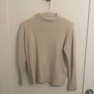 Ann Taylor Soft Cream Knit Sweater